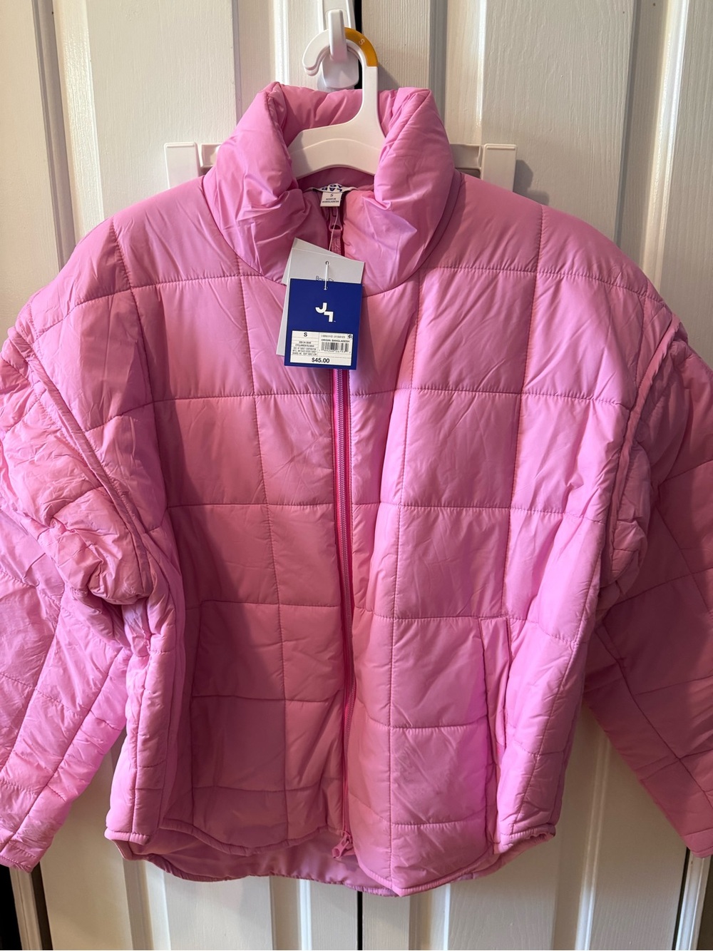 Women's Oversized Quilted Puffer
Jacket - JoyLab Size Small Pink - Picture 3 of 15